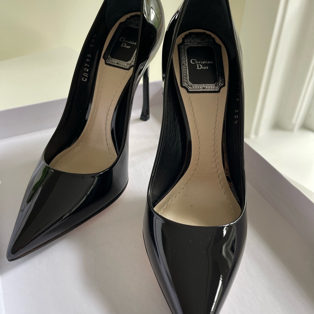 Christian Dior Pump Heels Black Women’s size 6 - Picture 3 of 13